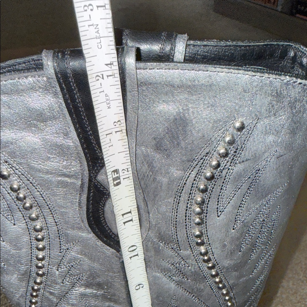 Idyllwind by Miranda lambert cowgirl boots silver with studs size 11 - Picture 8 of 9